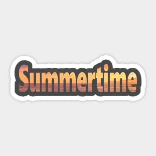 Summertime Sticker